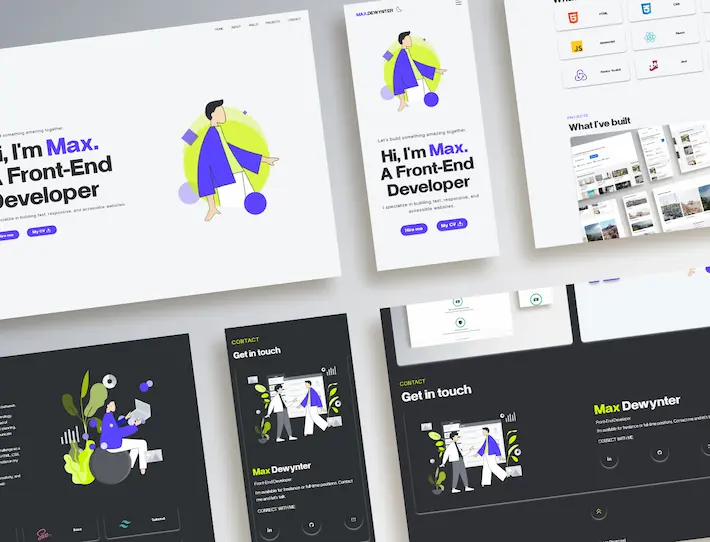 visualization of my portfolio